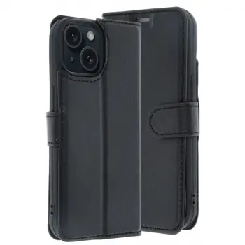 İphone 15 Trend S Plus Kapaklı Kılıf - Siyah