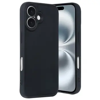 İphone 16 Kılıf Aras Deri Kapak - Siyah