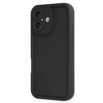 İphone 16 Kılıf Viera Silikon - Siyah