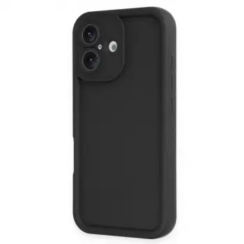 İphone 16 Kılıf Viera Silikon - Siyah