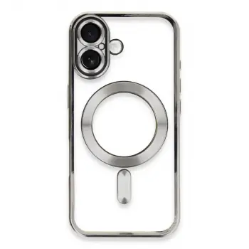 İphone 16 Plus Kılıf Kross Magneticsafe Kapak - Gümüş
