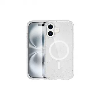 İphone 16 Plus Kılıf  Magsafe Kapak - Şeffaf