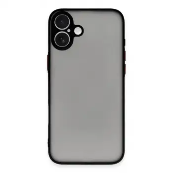 İphone 16 Plus Kılıf Montreal Silikon Kapak - Siyah