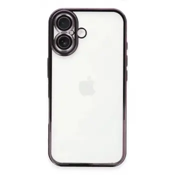 İphone 16 Plus Kılıf Razer Lensli Silikon - Mor