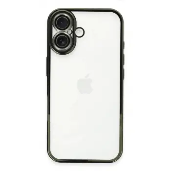 İphone 16 Plus Kılıf Razer Lensli Silikon - Yeşil