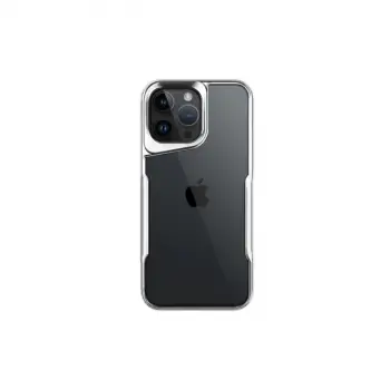 İphone 16 Pro Kılıf Boyi Silikon Kapak - Gümüş