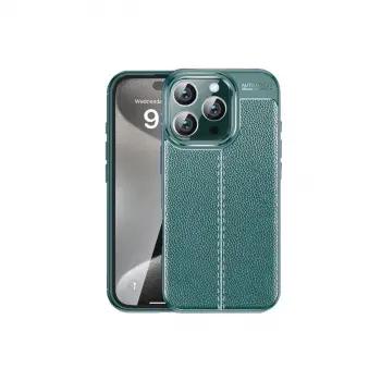 İphone 16 Pro Max Kılıf Auto Focus Kapak - Koyu Yeşil