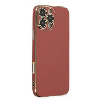 İphone 16 Pro Max Kılıf Volet Silikon - Kırmızı