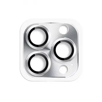 İphone 16 Pro Max Pers Alüminyum Kamera Lens - Gümüş