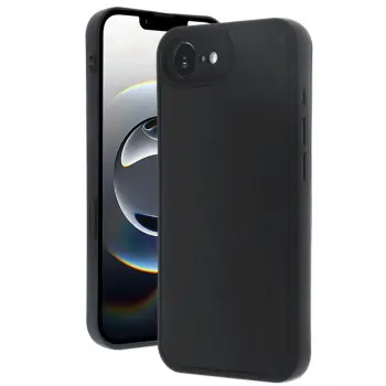 İphone 16e Kılıf Aras Deri Kapak - Siyah