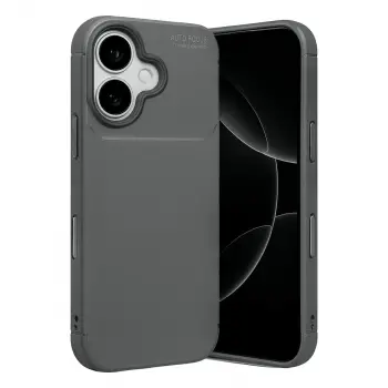 İphone 17 Auto Focus Karbon Kapak - Gri