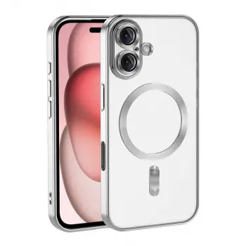 İphone 17 Kross Magneticsafe Kapak - Gümüş