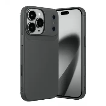 İphone 17 Pro Auto Focus Karbon Kapak - Gri