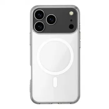 İphone 17 Pro Kılıf Magneticsafe Şeffaf Silikon - Şeffaf