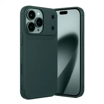 İphone 17 Pro Max Auto Focus Karbon Kapak - Koyu Yeşil
