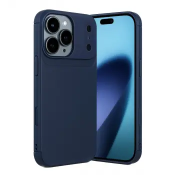 İphone 17 Pro Max Auto Focus Karbon Kapak - Lacivert