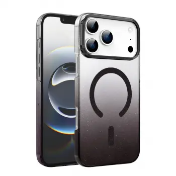 İphone 17 Pro Max Glossy Magsafe Kapak - Siyah