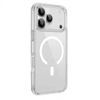 İphone 17 Pro Max Kılıf Pc Real Magsafe Kapak - Şeffaf