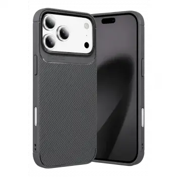 İphone 18 Pro Auto Focus Karbon Kapak - Gri