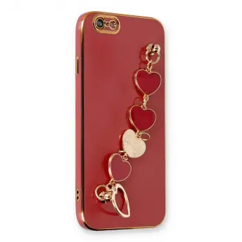İphone 6 Kılıf Esila Silikon - Kırmızı