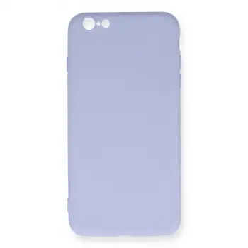 İphone 6 Plus Kılıf Nano İçi Kadife Silikon - Lila