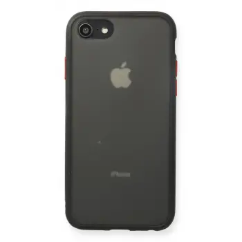 İphone 7 Kılıf Montreal Silikon Kapak - Siyah