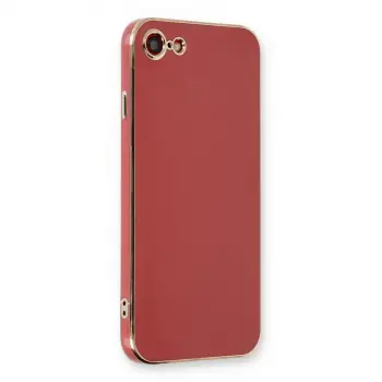 İphone 7 Kılıf Volet Silikon - Kırmızı