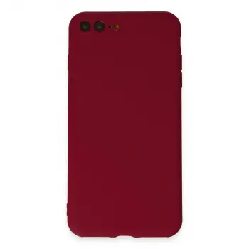 İphone 7 Plus Kılıf First Silikon - Bordo
