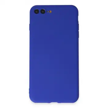 İphone 7 Plus Kılıf First Silikon - Koyu Mavi