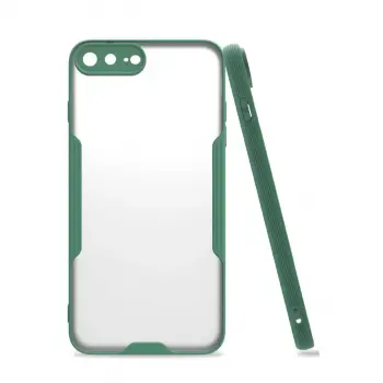 İphone 7 Plus Kılıf Platin Silikon - Yeşil