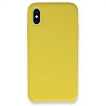 İphone X Kılıf Lansman Legant Silikon - Sarı