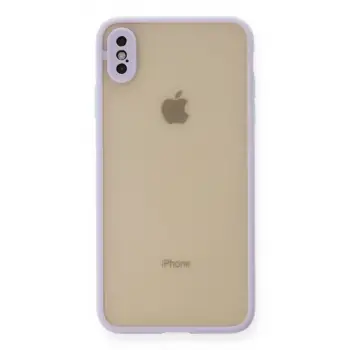 İphone X Kılıf Montreal Silikon Kapak - Mor