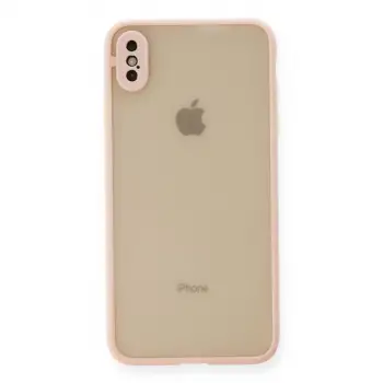 İphone X Kılıf Montreal Silikon Kapak - Pembe