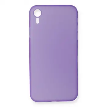 İphone Xr Kılıf Pp Ultra İnce Kapak - Mor
