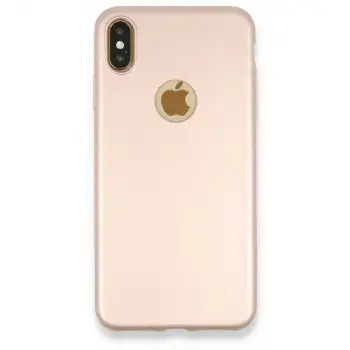 İphone Xs Max Kılıf First Silikon - Rose Gold