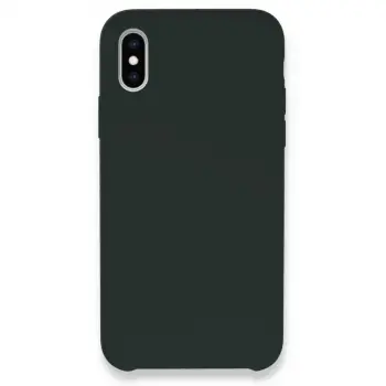 İphone Xs Max Kılıf Lansman Legant Silikon - Koyu Yeşil