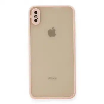 İphone Xs Max Kılıf Montreal Silikon Kapak - Pembe
