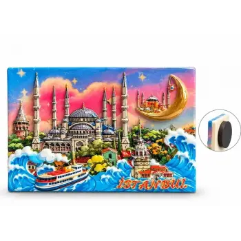 İstanbul Temalı Polyester Magnet Alk5877