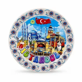İstanbul Temalı Seramik Magnet Alk5853