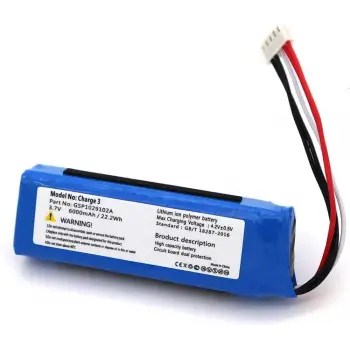 Jbl Charge 3 Uyumlu 3.7v 6000 Mah Soketli Batarya