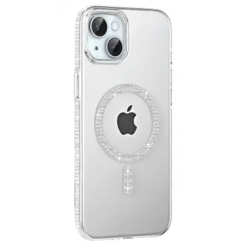 Joko  İphone 14 Move Taşlı Magsafe Kapak - Natural Grey