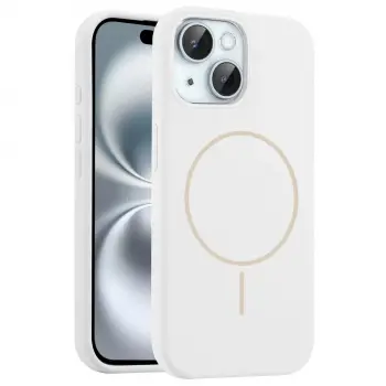 Joko  İphone 15 Kılıf Jully Magsafe Kapak - Beyaz