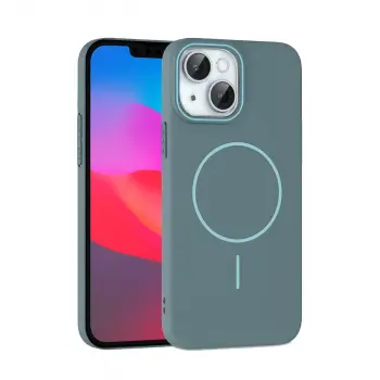 Joko İphone 15 Plus Broş Magsafe Kapak - Turkuaz