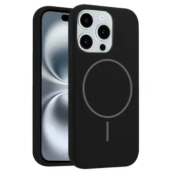 Joko  İphone 15 Pro Max Kılıf Jully Magsafe Kapak - Siyah