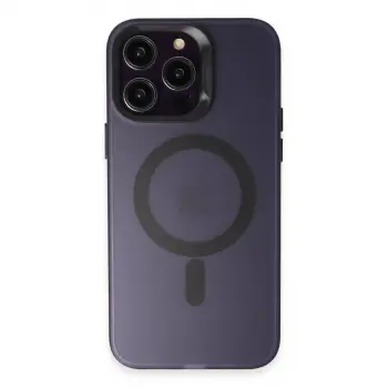 Joko İphone 15 Pro Max Kılıf Mateks Magsafe Kapak - Derin Mor