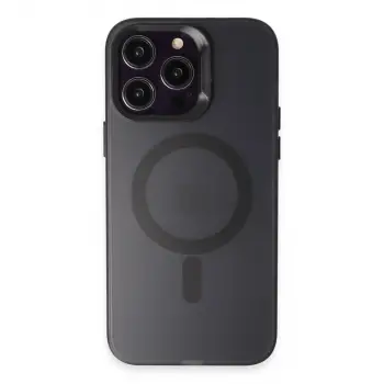 Joko İphone 15 Pro Max Kılıf Mateks Magsafe Kapak - Siyah