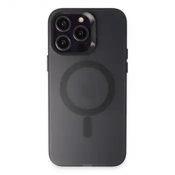 Joko İphone 15 Pro Max Kılıf Mateks Magsafe Kapak - Siyah