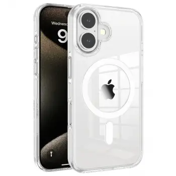Joko İphone 16 Gleam Pc Sert Magsafe Kılıf - Şeffaf