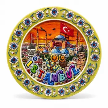Kapadokya Temalı Seramik Magnet Alk5860