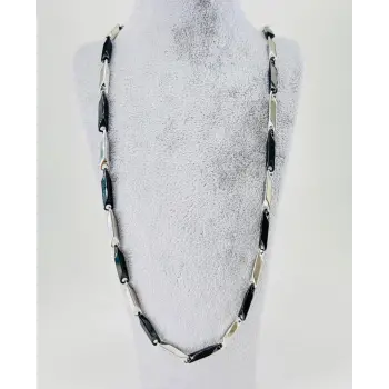 Rodyum Çelik Erkek Kolye 60 Cm - Ekl0028